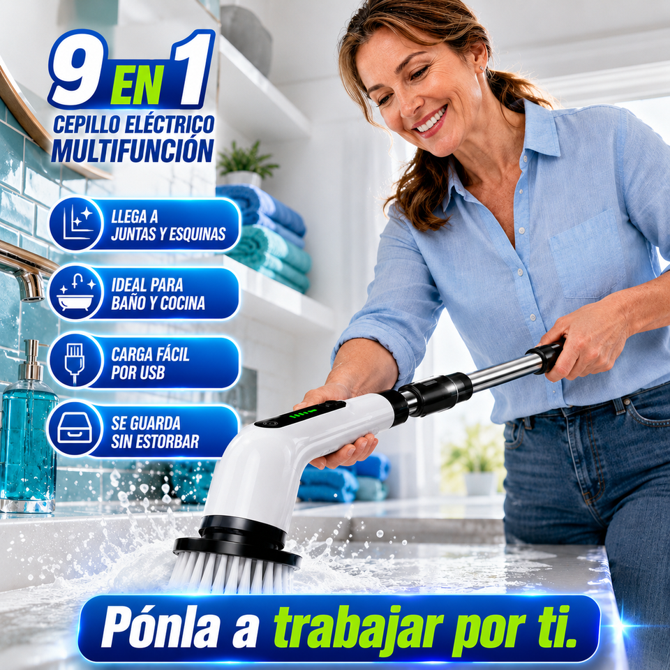 Cepillo eléctrico de limpieza  | Limpiador Multiuso