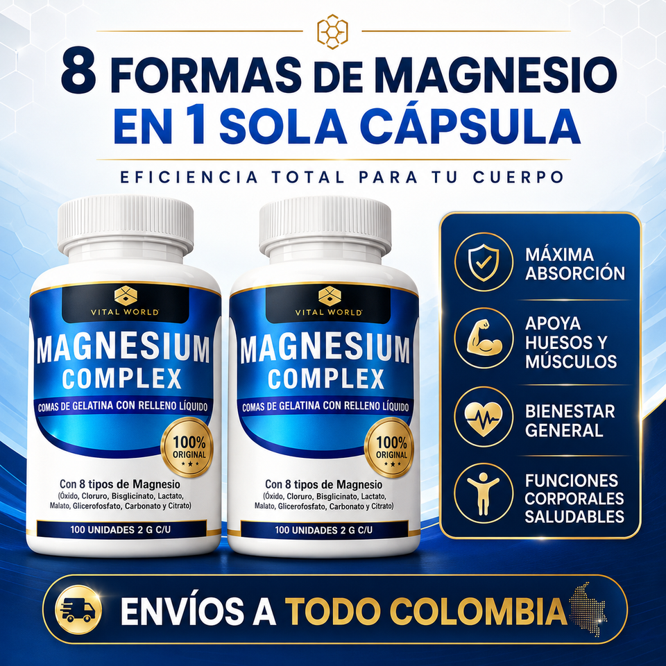 Magnesio Complex | 8 Magnesios en 1